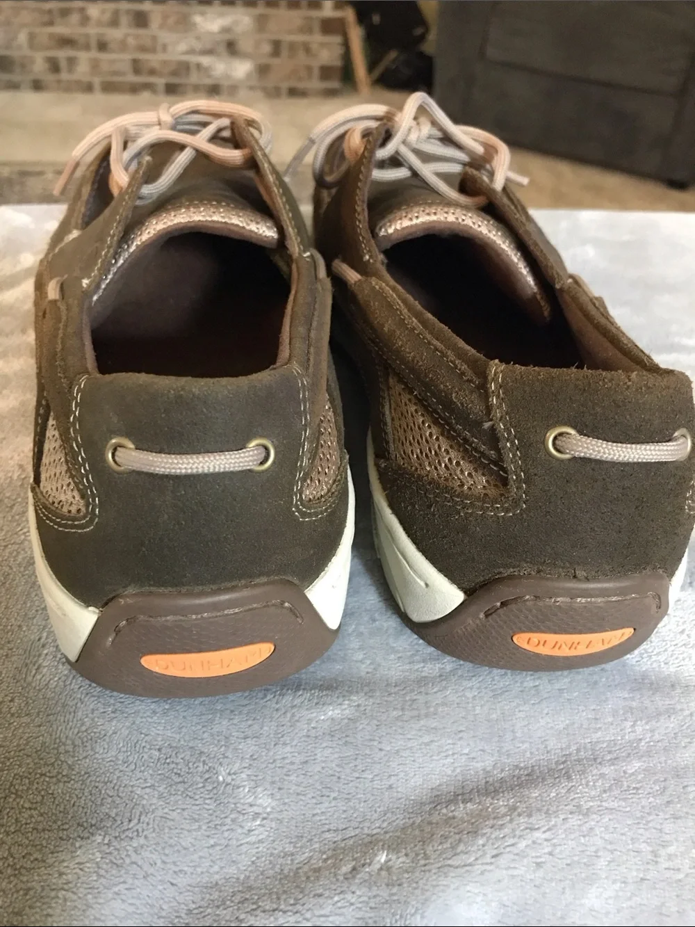 EUC! Dunham Captain Boat Shoe by New Balance Genuine Suede Leather size 10.5 4E
